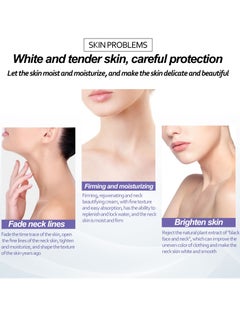 EELHOE Firming Neck Cream, 40g Moisturizing Firming Retinol Neck Massage Cream Anti Aging Moisturizing Anti Wrinkle Cream Neck Cream Helps Against Double Chins and Neck Wrinkles  - Image 3