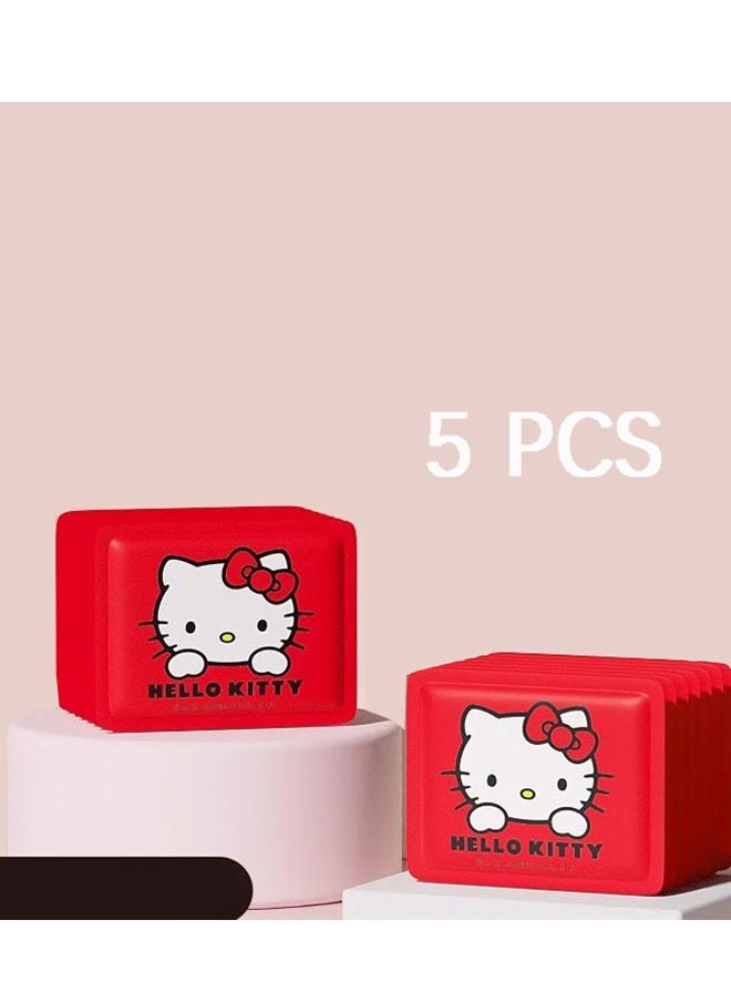 Sanrio - 5 Packs of Hot Packs Disposable Sticky Heating Patches Portable Instant Hot Packs Continuous heat generation for up to 8 hours - Image 1