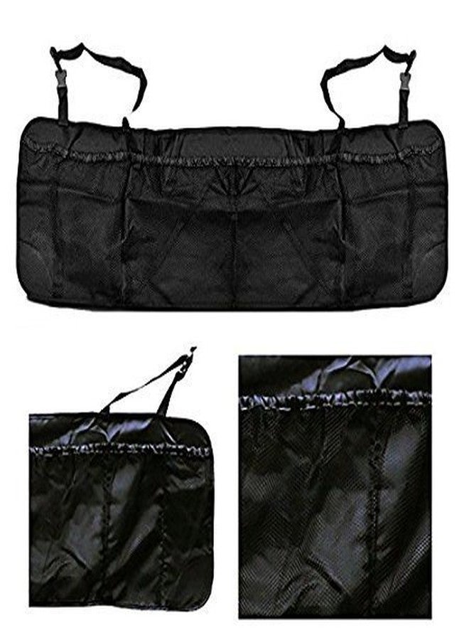 FAGVA Car Back Seat Storage Organizer | Foldable Multi Pocket Storage Holder | Car Back Seat Hanging Bag for Travel Document, Water, Bottle Tablet - Image 5