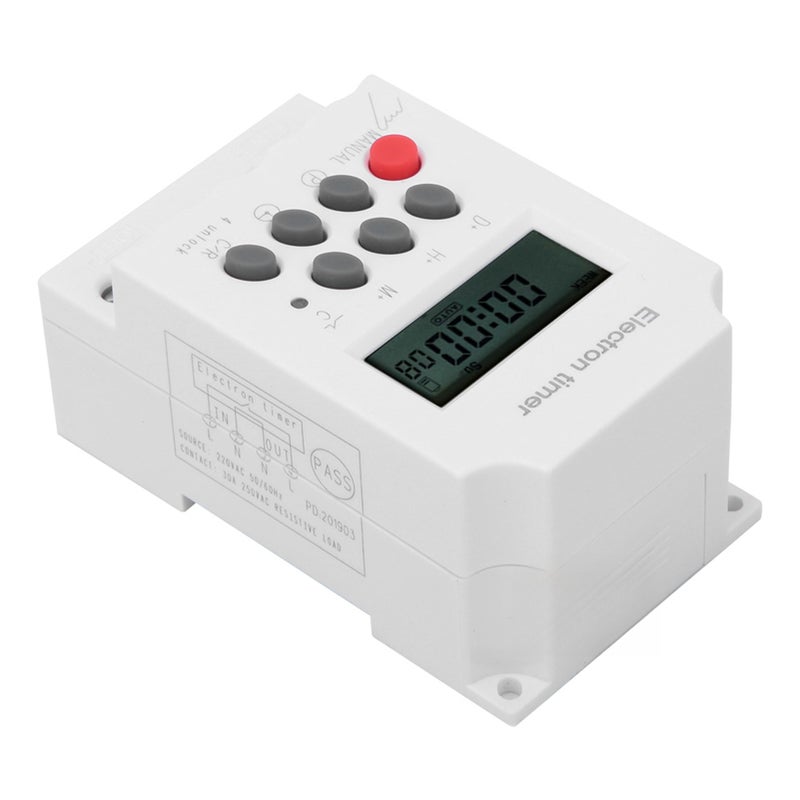 Electronic Timer Switch Microcomputer Intelligent Large Current KG316T-II 220VAC 30A - Image 1