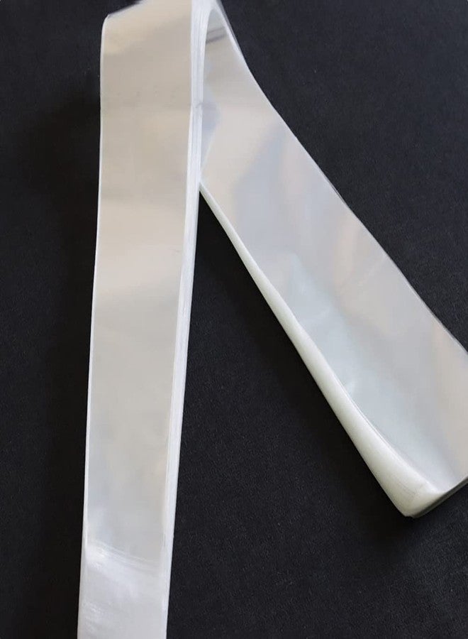 ccHuDE 100 Pcs Transparent Plastic Neck Tie Bags Long Flat Tie Pouches for Gifts - Image 3