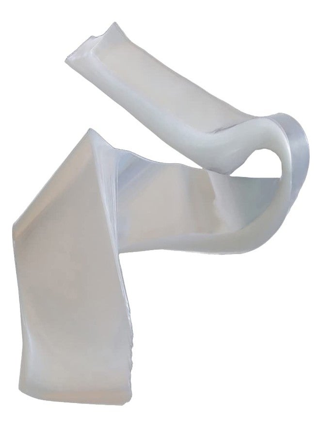 ccHuDE 100 Pcs Transparent Plastic Neck Tie Bags Long Flat Tie Pouches for Gifts - Image 1