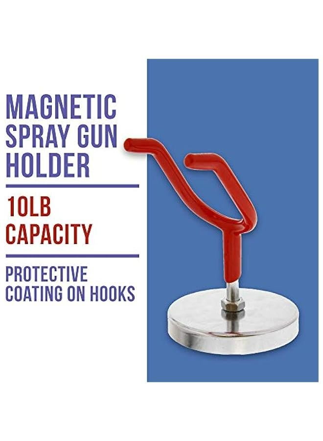 Magnetic Paint Sprayer Holder for HVLP Gravity Feed Cup, Spray Booth Wall Mount in Body Shop  - Image 2