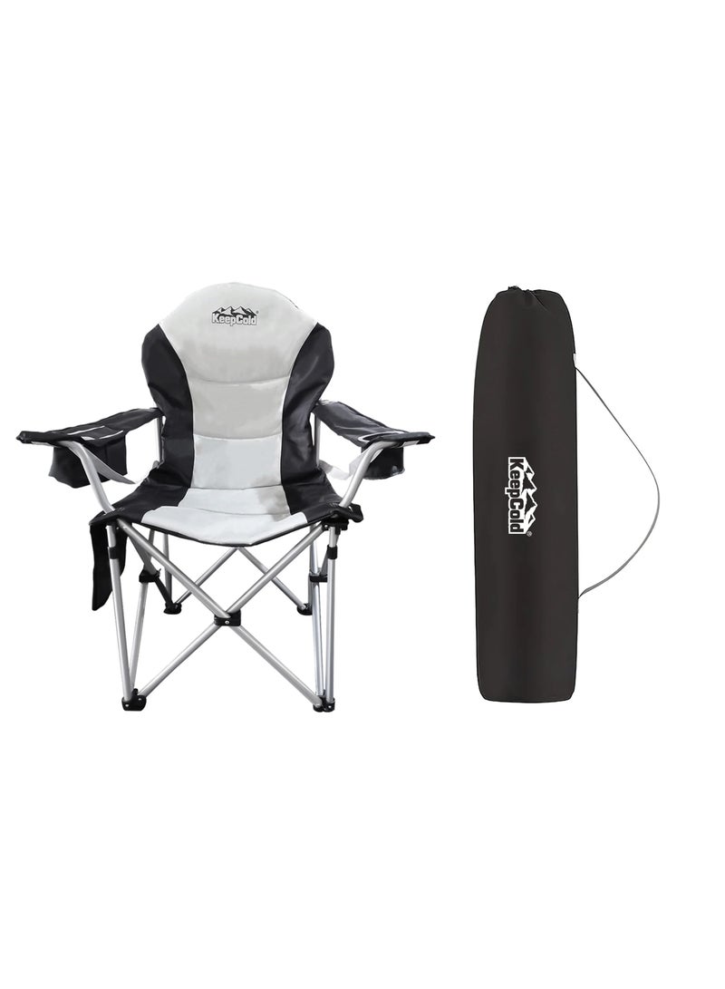 كوزموبلاست كرسي تخييم خارجي قابل للطي من الجمل مع مسند للذراعين