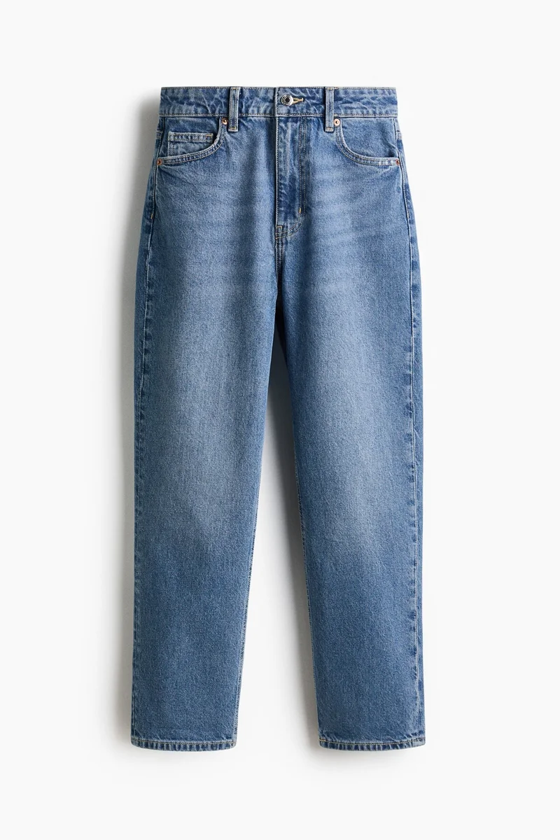 Slim Mom High Ankle Jeans