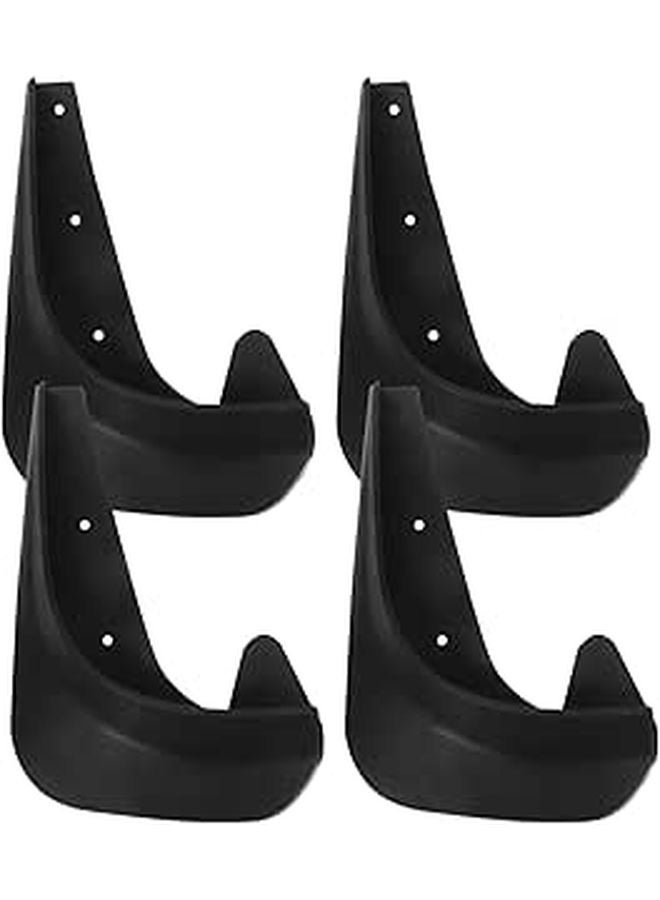 Universal Car Mud Flaps Splash Guards 4PCS Set For Rear Wheel Protection Against Dirt - Image 1