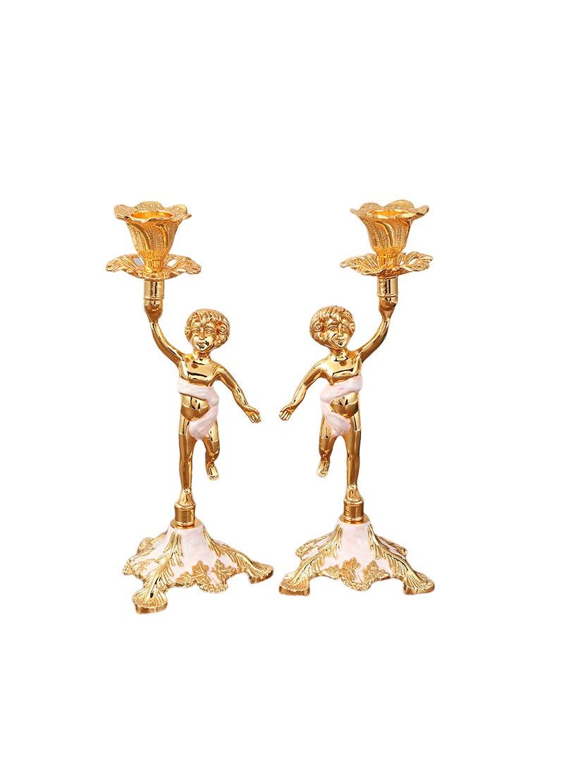 General Children'S Lighting Decoration With A Torch Candlestick Exquisite Tabletop Decorative Candlestick Ornaments  - Image 1