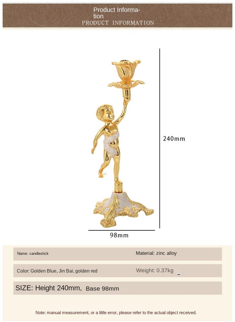 General Children'S Lighting Decoration With A Torch Candlestick Exquisite Tabletop Decorative Candlestick Ornaments  - Image 2