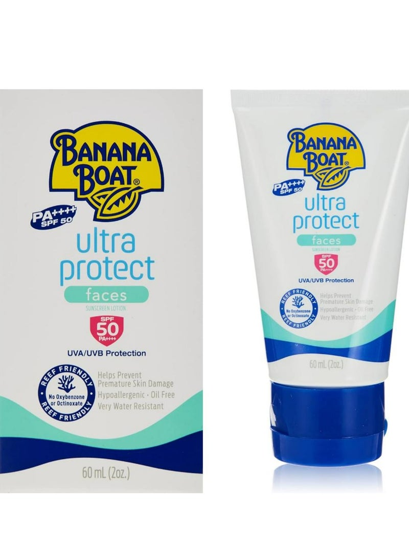 BANANA BOAT Protect Faces Sun Screen Lotion SPF 50 60 ML - Image 1