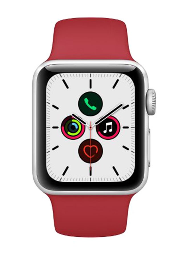 Perfii Replacement Band For Apple iWatch Series 5/4/3/2/1 42-44mm Wine Red - Image 1