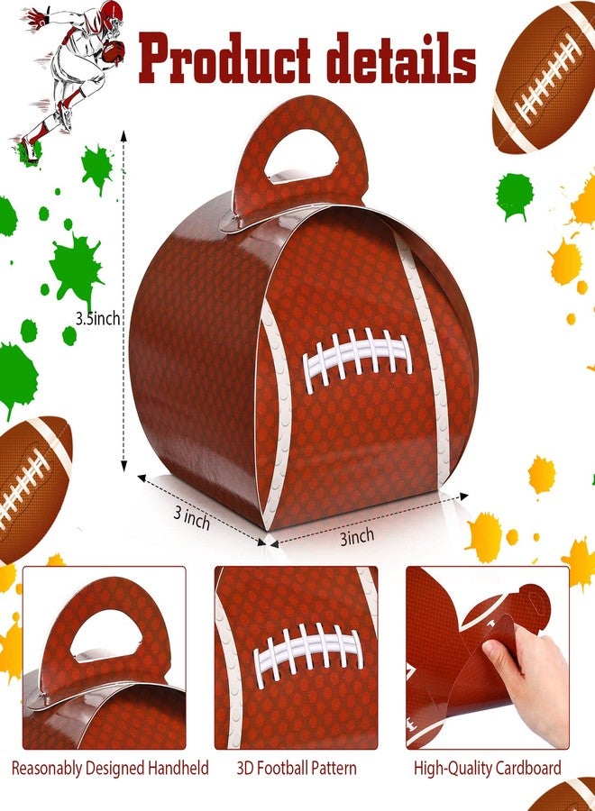 تاوباري مجموعة تاوباري من 36 علبة هدايا بتصميم كرة القدم، مقاس 3 × 3 × 3.5 بوصة، مثالية لحفلات أعياد الميلاد ذات الطابع الرياضي. - Image 3