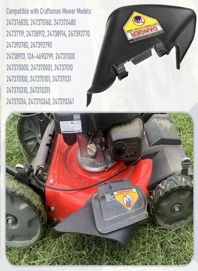 Fennoral قناة تفريغ جانبية من فينورال 731-07486 لجزازة العشب وجرار العشب MTD 21 بوصة - متوافقة أيضًا مع كولومبيا كرافتسمان هاسكي تروي بيلت وما إلى ذلك. - Image 5