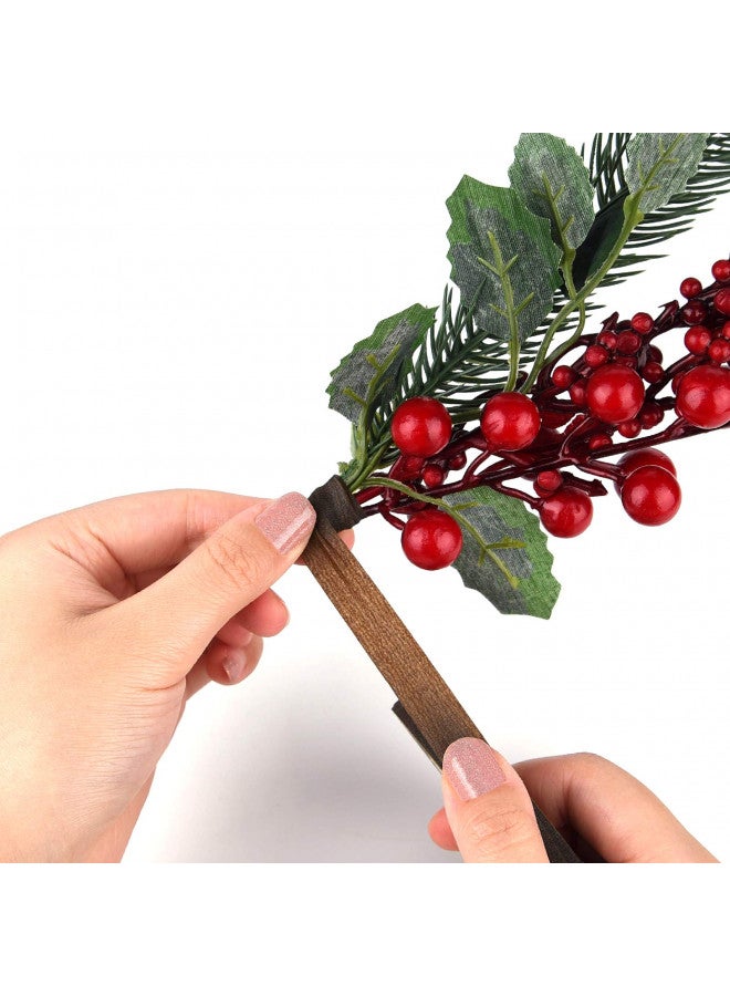 KUUQA 4 Rolls 1/2" Wide Floral Tapes for Bouquet Stem Wrapping and Floral Crafts,Wedding Bouquet,Dark Green,Light Green,Grass Green,Dark Brown - Image 4