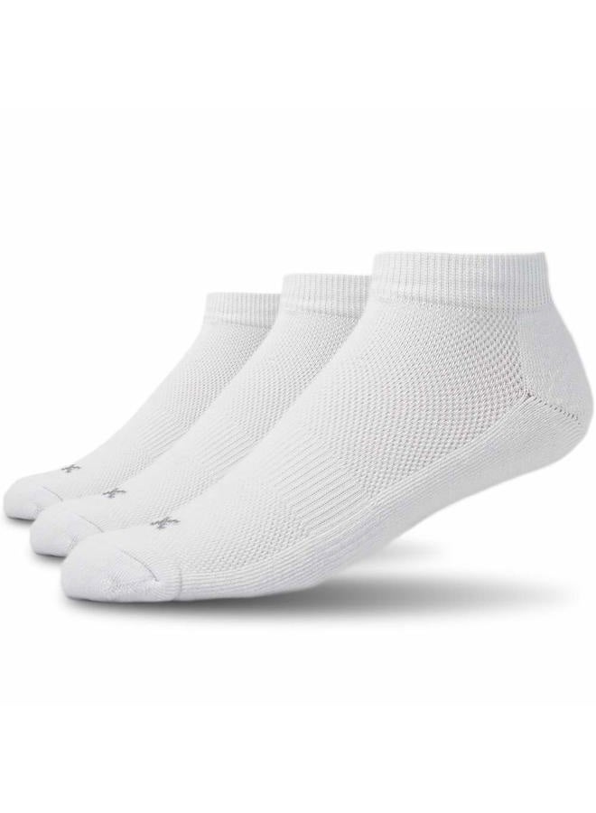 XXL No-Show Sport Socks (Men's size 15-18) (3-Pack), White, Men's size 15-18 - Image 1