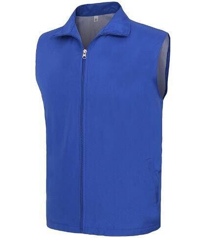 The vest will be printed for LOGO public welfare activities, volunteers, supermarket advertising lapel vest fluorescent green Royal Blue 