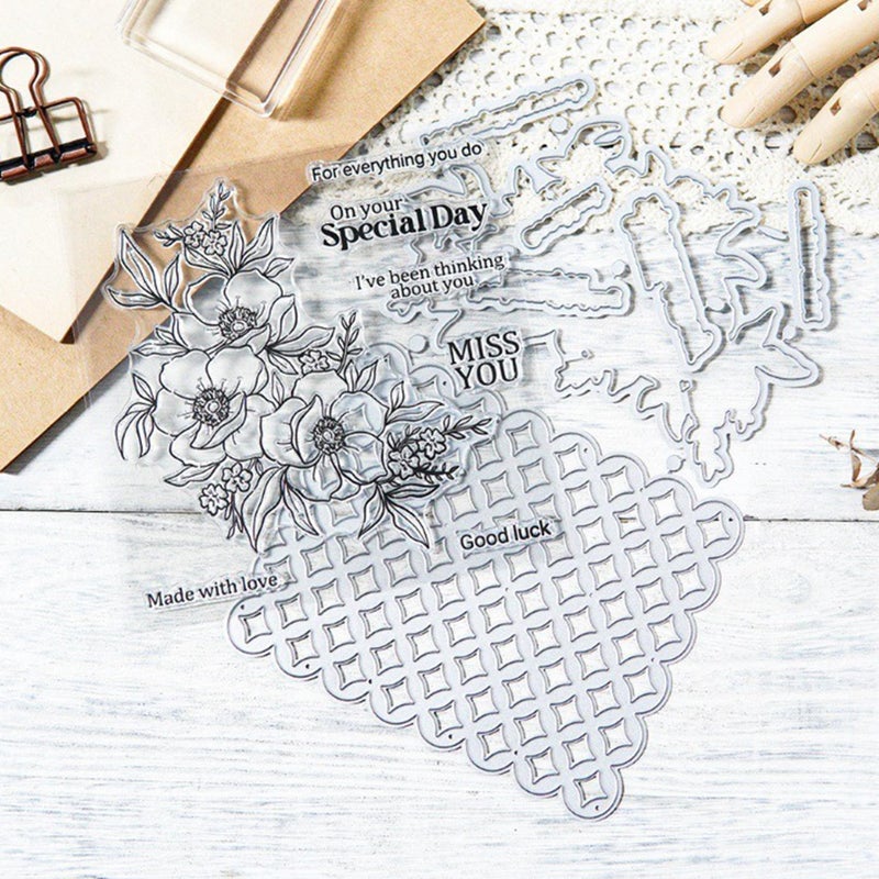 Rxuiael 2025-2026 Stamps and Dies Sets for Card Making, DIY Various Festivals for Autumn,Thanksgiving,Christmas,Halloween,Birthdays Greeting Card Dies and Stamps - Image 3