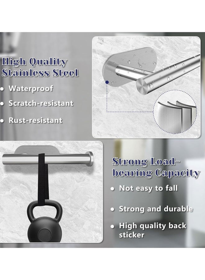 WangPangZi Stainless Steel Toilet Paper Holder Self Adhesive Premium SUS304 Rustproof No Drilling Bathroom Kitchen Washroom Paper Roll Holder for Home Use - Image 3