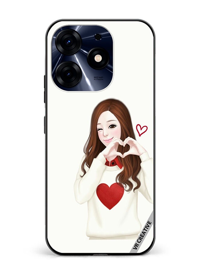 VR CREATIVE Protective Case Cover For Tecno Spark 10 Pro Lucy Design Multicolour - Image 1