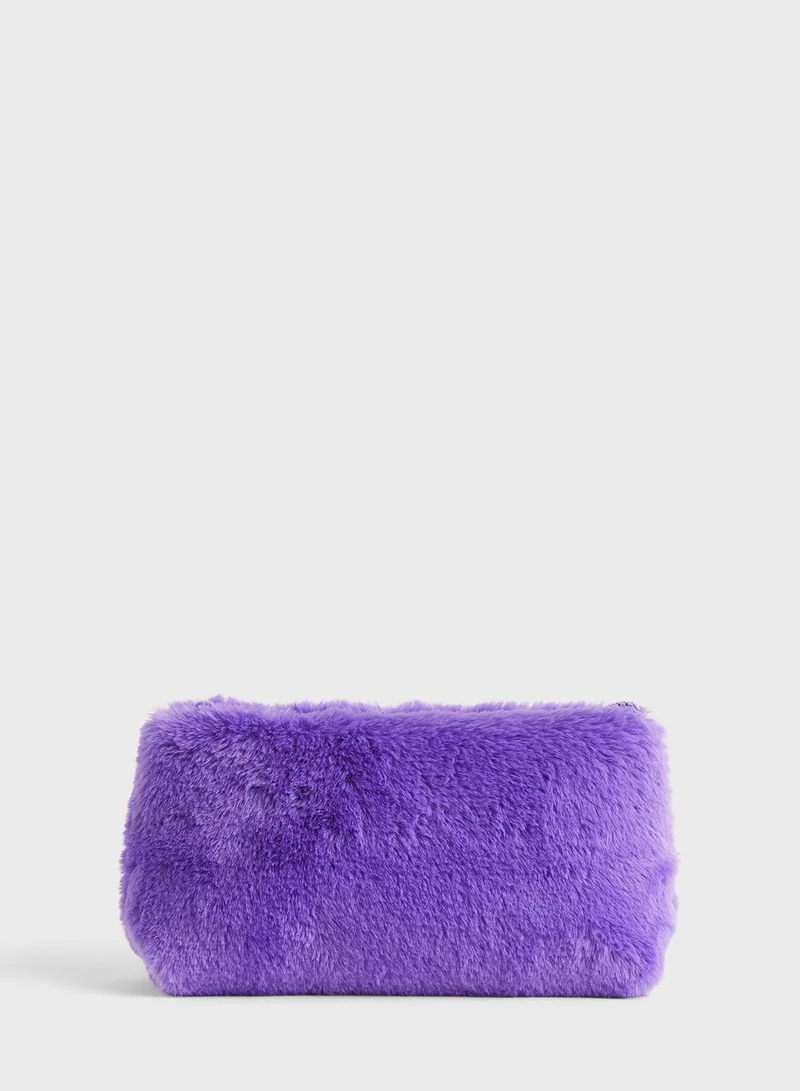 H&M Fluffy pencil case