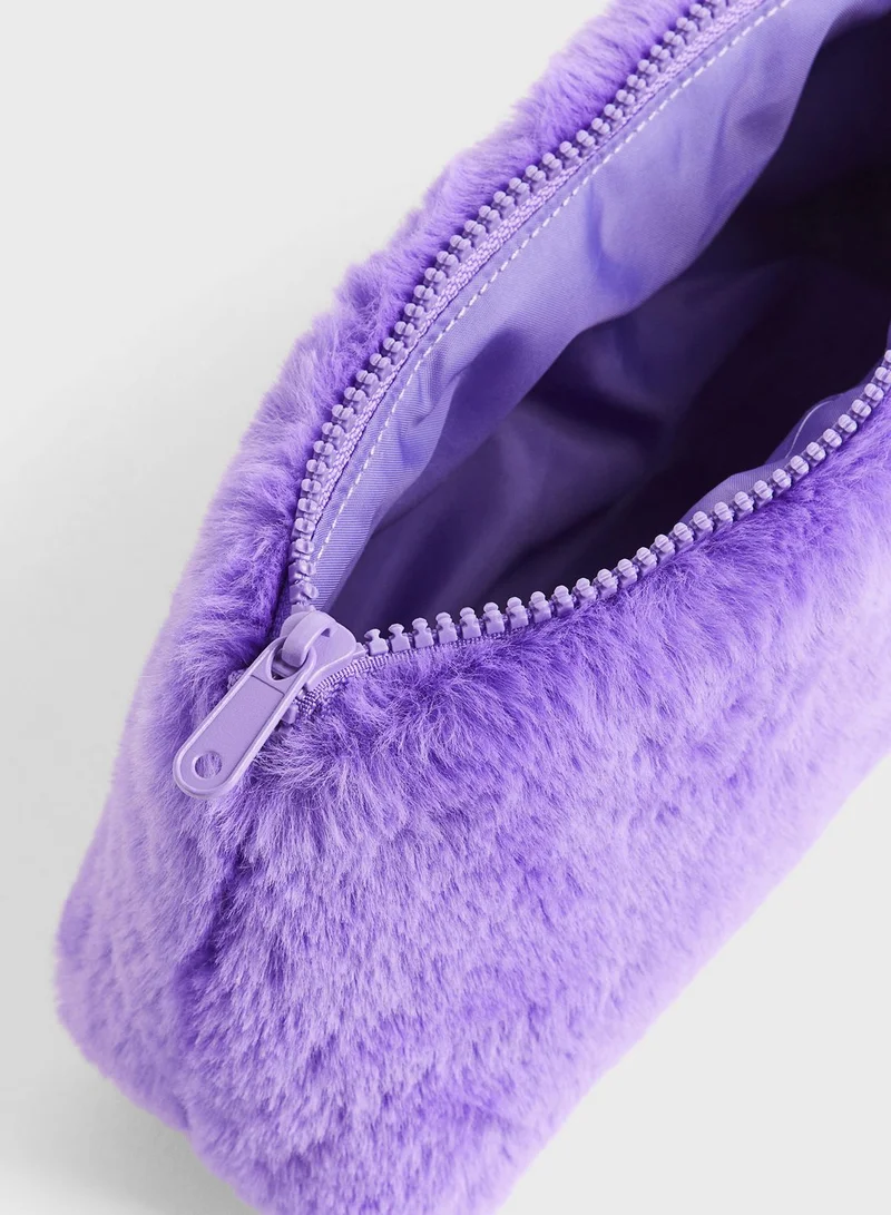 H&M Fluffy pencil case