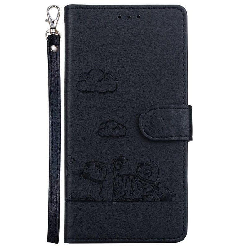HuHa Case Cover For Infinix Note 50 Pro+ Cute Cats RFID Leather Phone Case(Black) - Image 2
