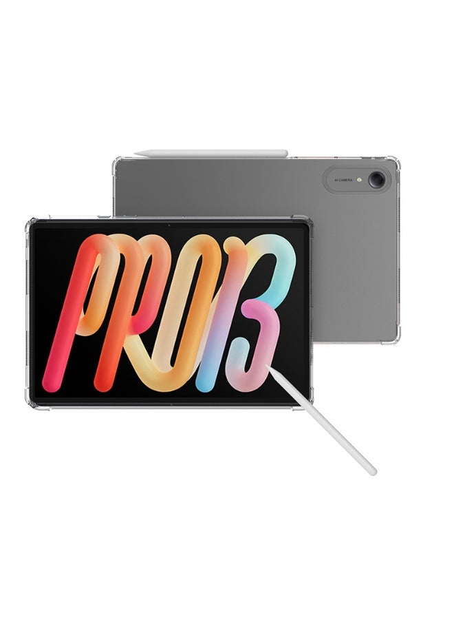 جراب حماية من مادة TPU لجهاز Idea Tab Pro Gen 2 اللوحي، بتصميم شفاف ومزود بحماية ضد السقوط. - Image 4