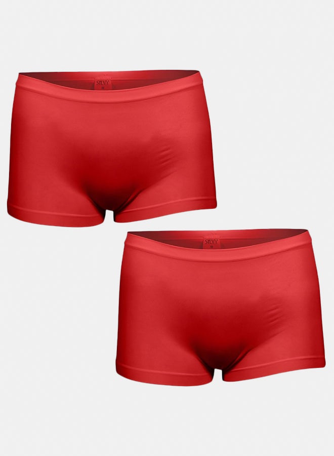 Silvy Set Of 2 Pieces Extreme Short Girls Lycra Underwear For Girls - Image 1