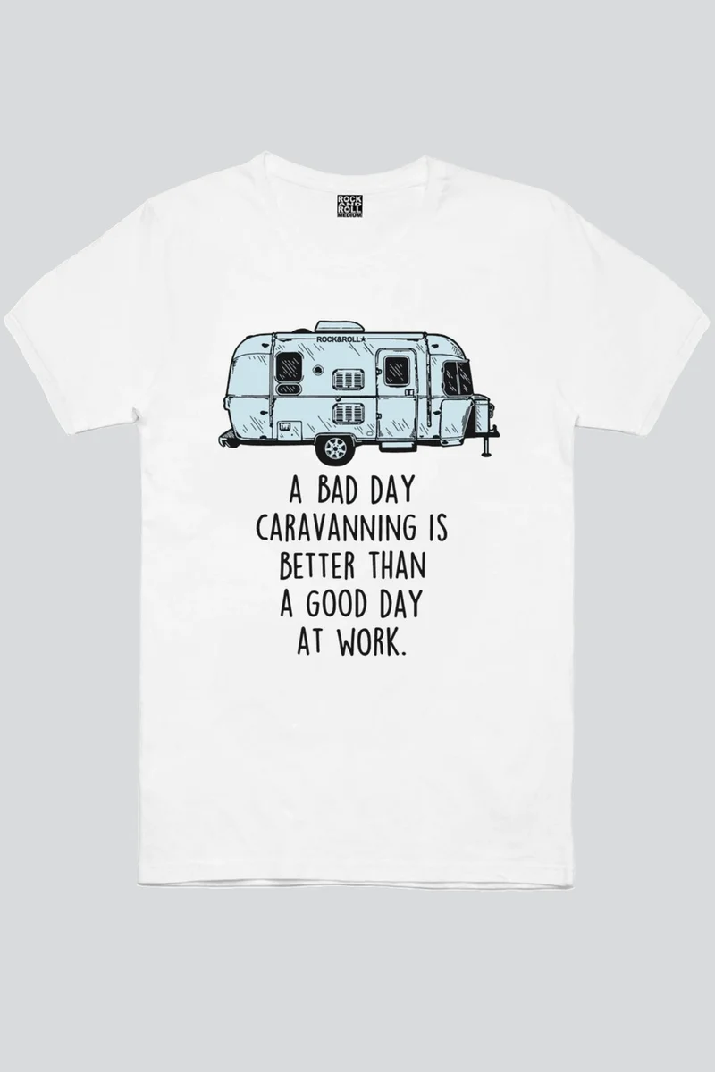 Rock&Roll Caravan Life White Short Sleeve Women's T-Shirt