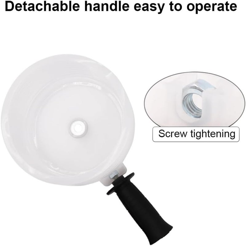ARQIVO ARQIVO Dust Collection Tool Electric Hammer Drill Dust Collector With 1 Styles Universal Hole Drilling Dust Bowl General Purpose Design Hole Opener Dust Cover Dust Catcher Hole Saw Transparent  - Image 3