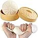 FFNIU Dumpling Stress Ball Steamed Stuffed Bun Stress Relief Squeezing Bun Toys for Halloween Project Tricking People Kid Playing - Image 2