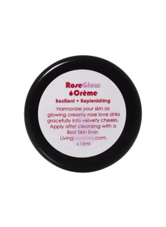 LIVING LIBATIONS  OrganicWildcrafted Rose Glow Face Creme  Natural PlantBased Clean Beauty 5 oz  15 ml