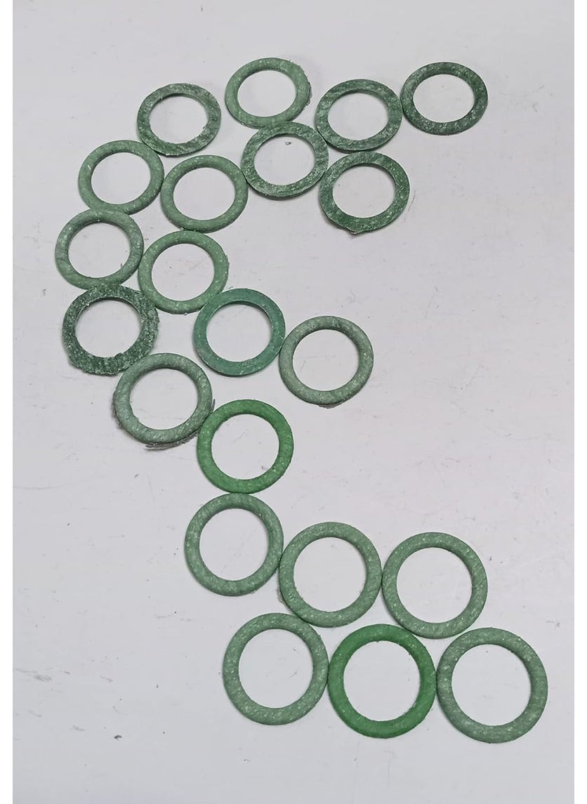 Generic Green Rubber Gasket Washer20Pcs 15 cm  - Image 2
