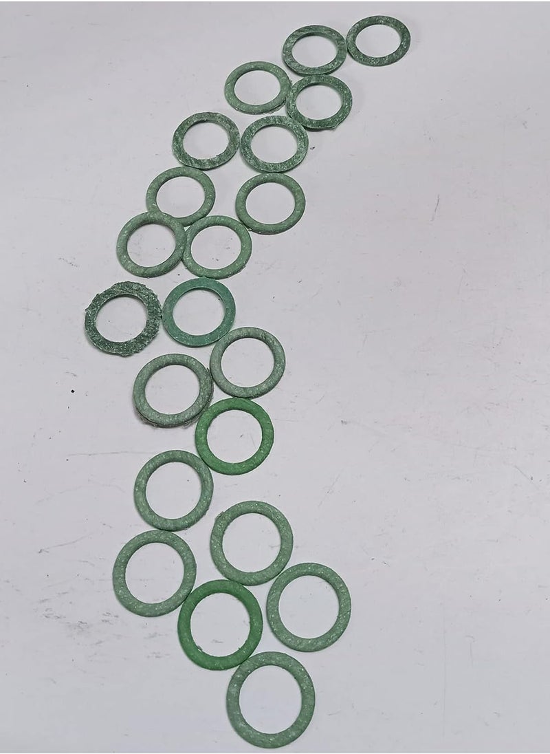 Generic Green Rubber Gasket Washer20Pcs 15 cm  - Image 5