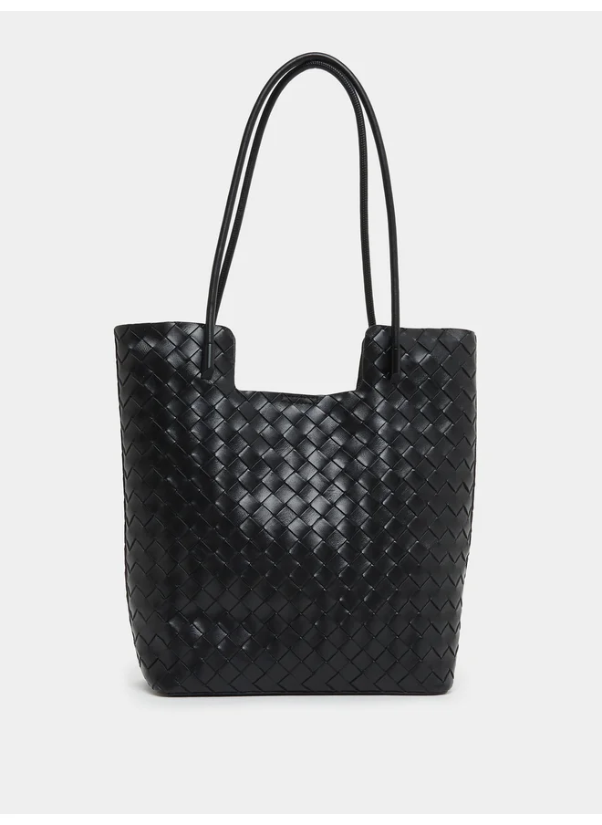 Styli Styli Textured Shoulder Bag with Pouch
