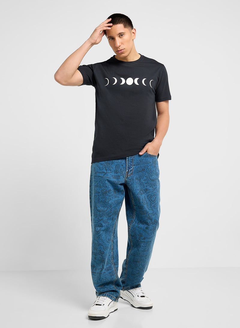 Seventy Five Basics Printed T-Shirt  - Image 4