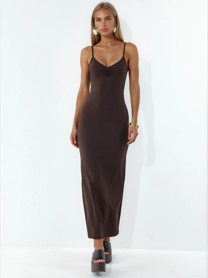 Busem BUSEM Sleeveless midi slip dress
