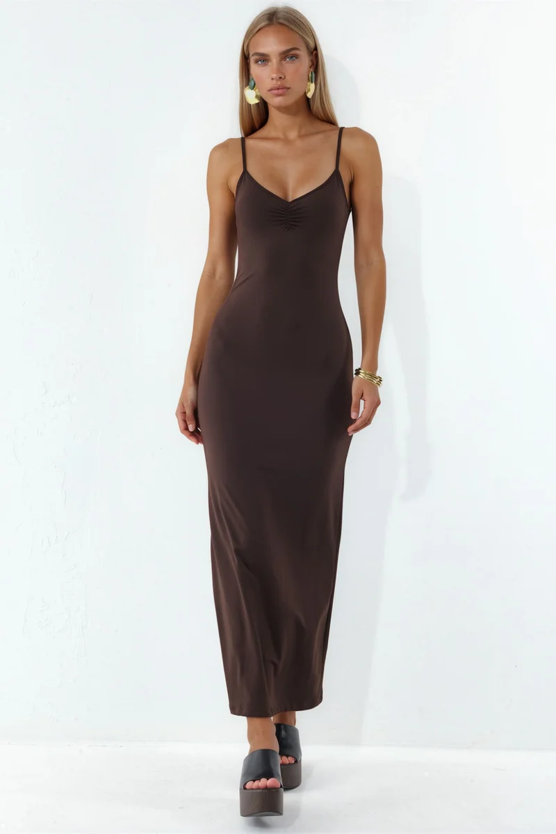 Busem BUSEM Sleeveless midi slip dress