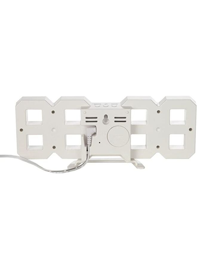 Digital Wall Clock Table Desktop Alarm Clock Adjustable Luminance Nightlight For Home Living Room Office  - Image 3
