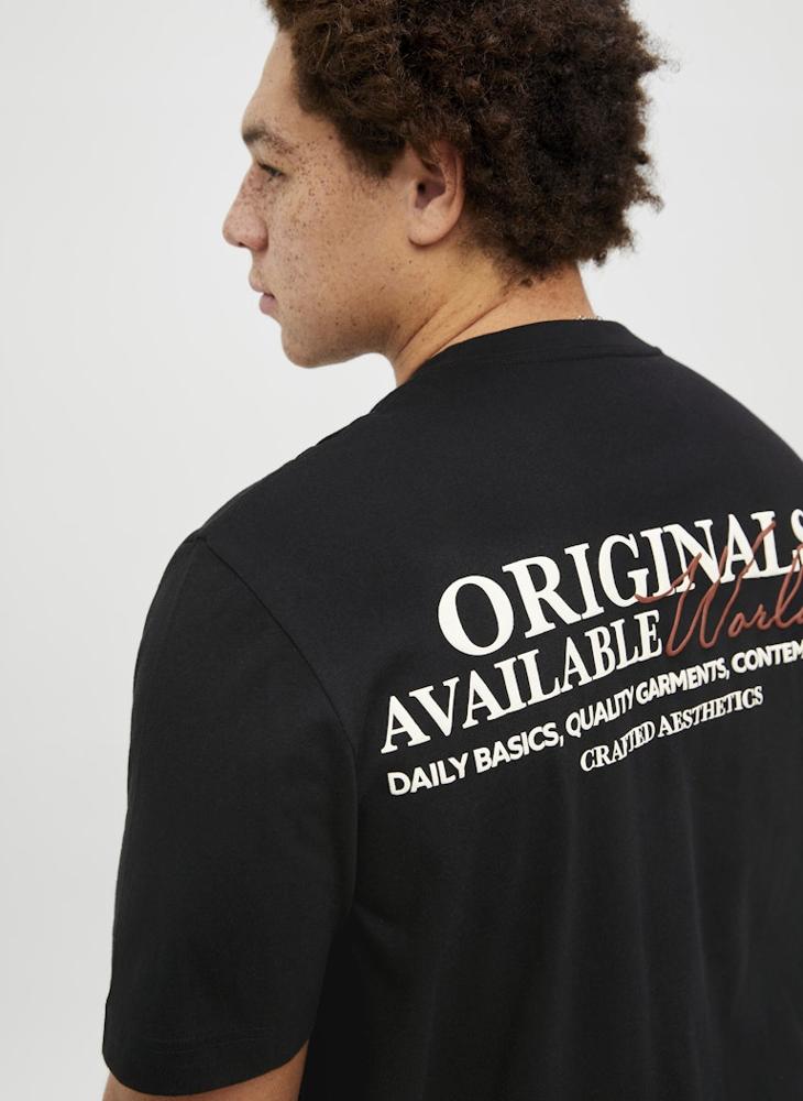 JACK & JONES Logo Crew Neck T-Shirt - Image 3