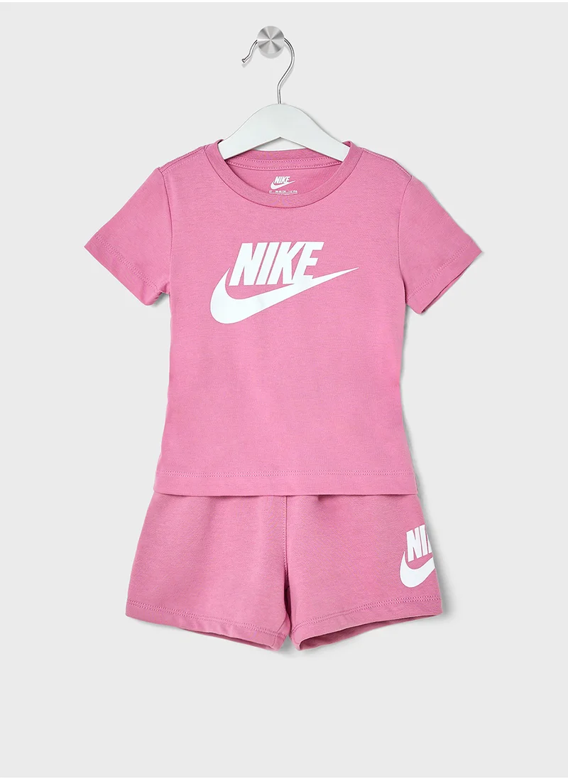 نايكي Kids Club T-Shirt & Shorts Set