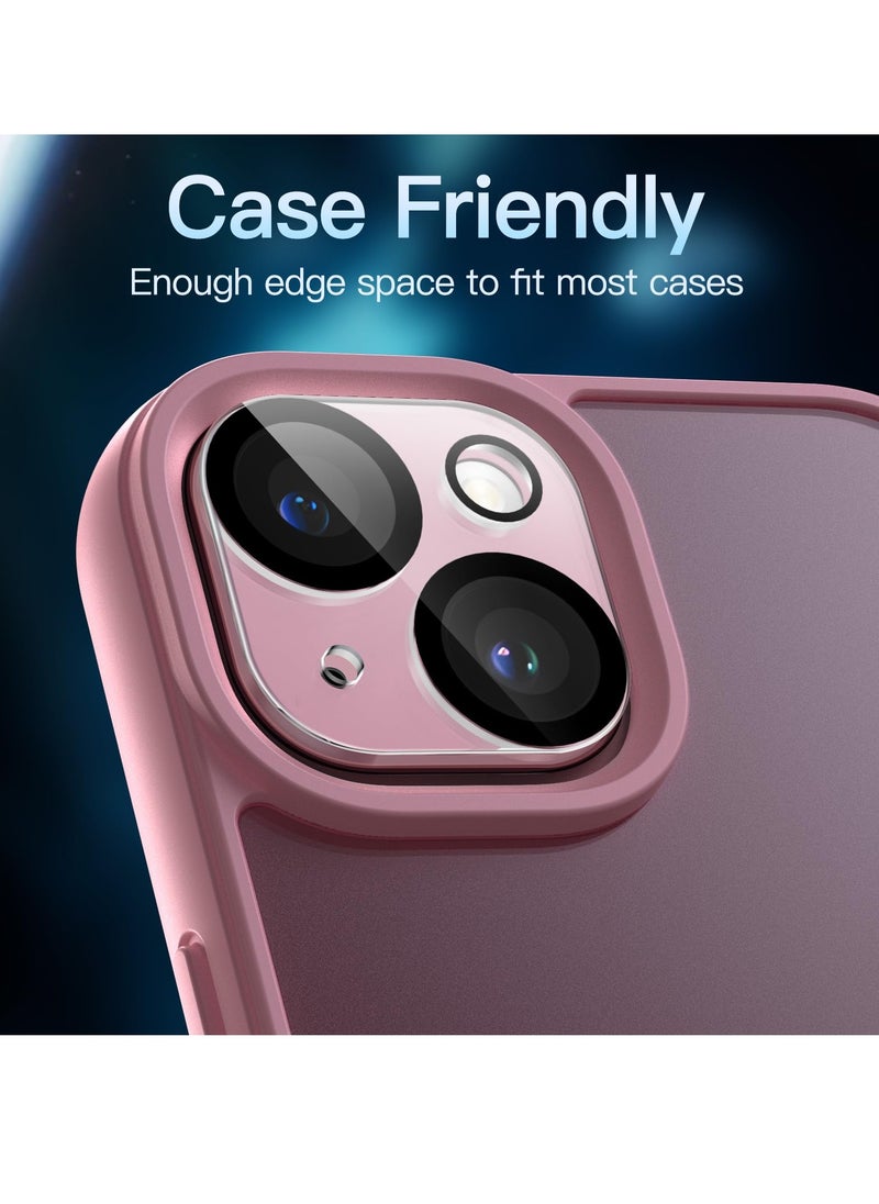 BORTONY - Camera Lens Protector for iPhone 15 6.1-Inch and iPhone 15 Plus 6.7-Inch 9H Tempered Glass Anti-Scratch Case Friendly Does Not Affect Night Shots HD Clear 3-Pack - Image 1