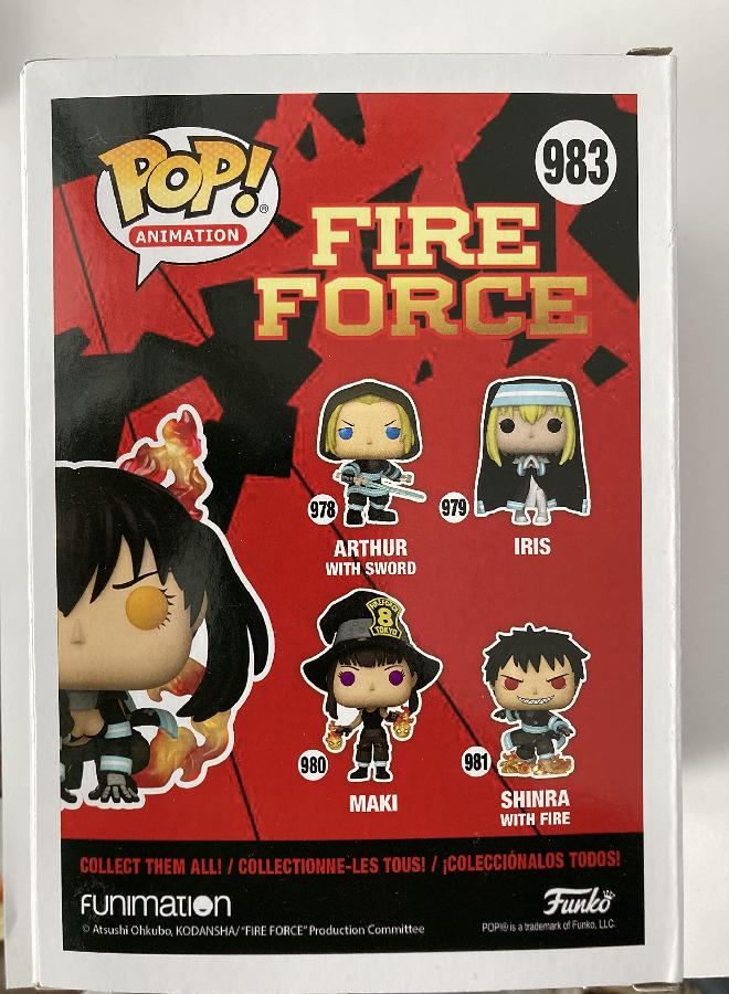 Funko Fire Force Tamaki pop #983 Hot Topic Exclusive - Image 5