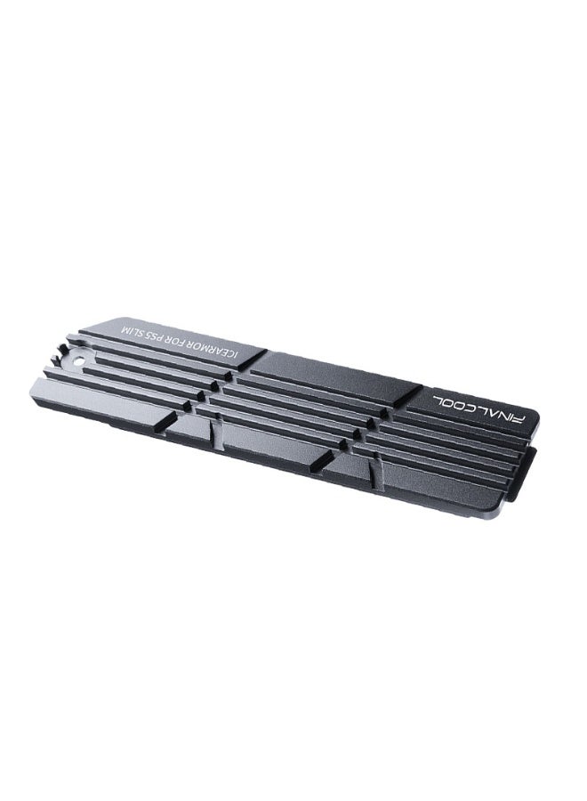 Black Aluminum Heatsink for NVMe SSD Cooling System Heat Dissipation Radiator for PS5 Gaming Accessories Thin SSD Heat Sink - Image 1