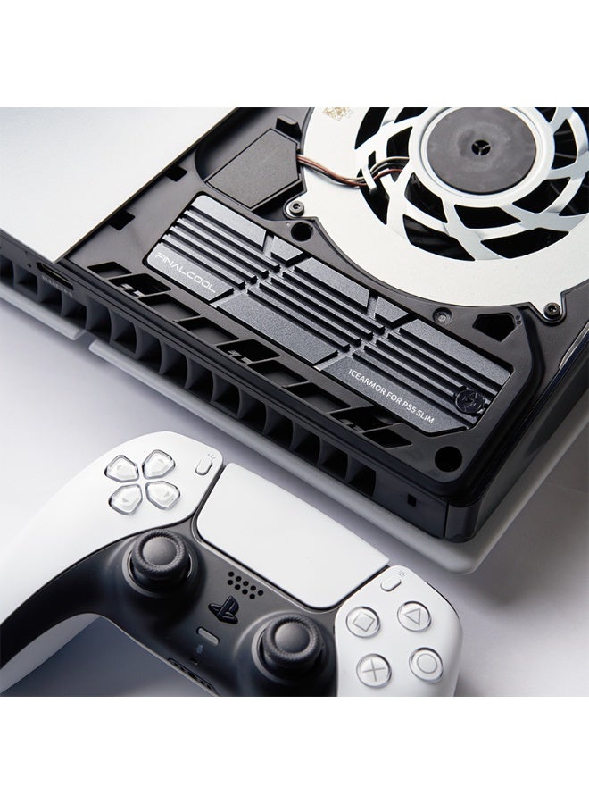 Black Aluminum Heatsink for NVMe SSD Cooling System Heat Dissipation Radiator for PS5 Gaming Accessories Thin SSD Heat Sink - Image 2