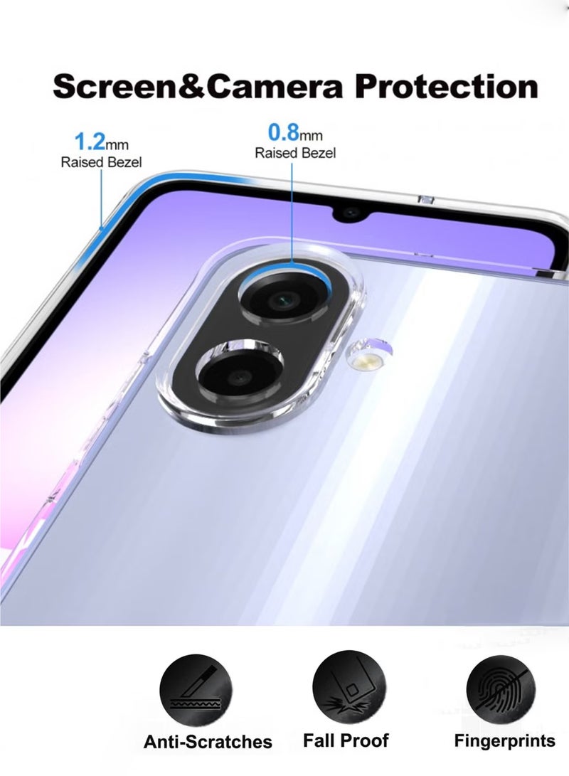 COMBO OFFER Samsung Galaxy A07 Silicone Case with Tempered Screen Protector | Designed for Samsung Galaxy A07 Case | Slim Flexible Soft Silicone Case Cover with Premium Tempered Glass Screen Protector Fit for Samsung Galaxy A07 - Image 4