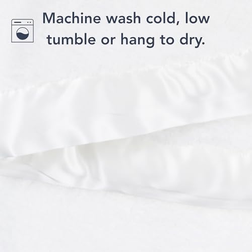 Little Giraffe Chenille Baby Blanket – 29x35” Soft Chenille with Satin Trim, White - Ultra-Soft, Gentle & Safe, Lightweight & Breathable - Ideal for Newborns & Toddlers - Image 4