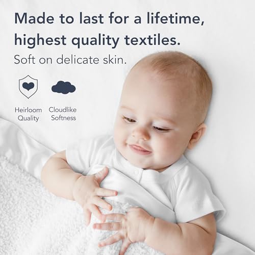 Little Giraffe Chenille Baby Blanket – 29x35” Soft Chenille with Satin Trim, White - Ultra-Soft, Gentle & Safe, Lightweight & Breathable - Ideal for Newborns & Toddlers - Image 2