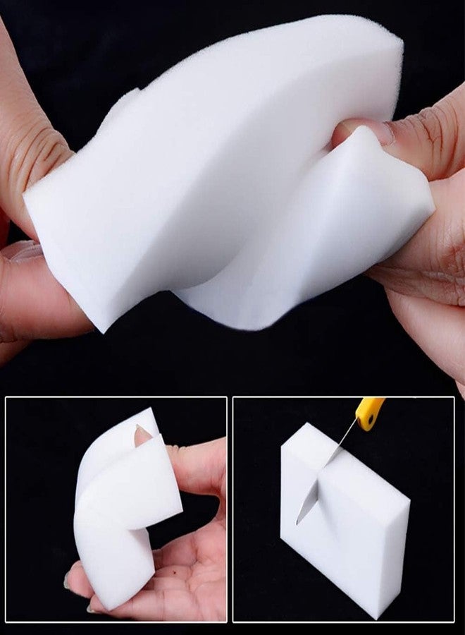 STEFLON Magic Sponge Eraser, 2X Thick and Long Lasting, Melamine Cleaning Sponges in Bulk, Multi Surface Scrubber Foam Pads for Bathtub, Floor, Baseboard, Bathroom, Wall-NEW-2026 (2) - Image 2