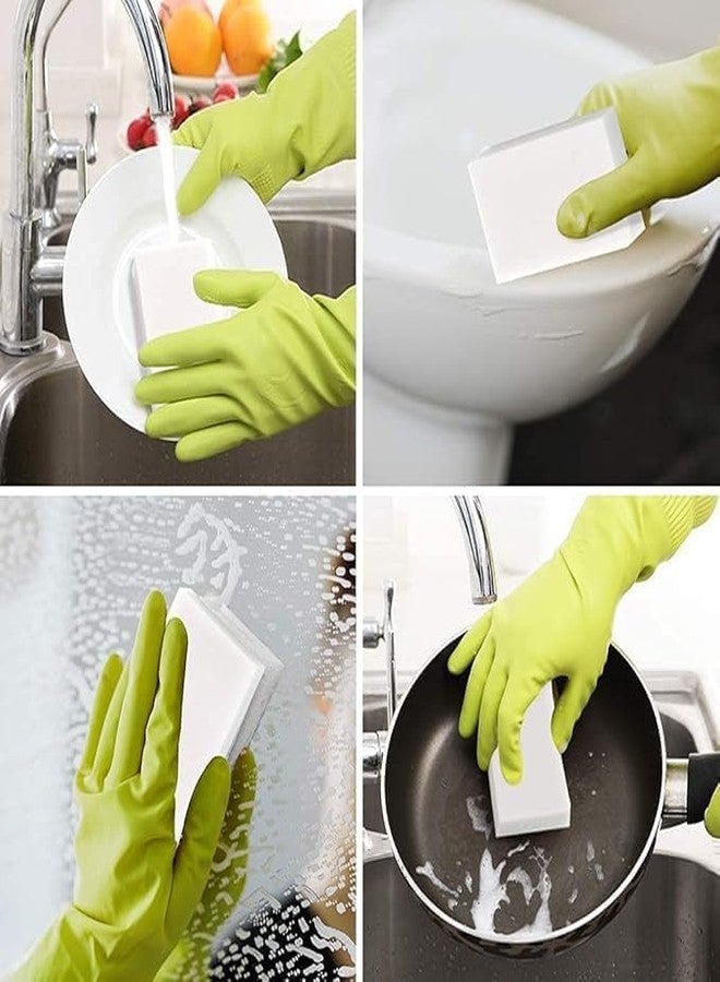 STEFLON Magic Sponge Eraser, 2X Thick and Long Lasting, Melamine Cleaning Sponges in Bulk, Multi Surface Scrubber Foam Pads for Bathtub, Floor, Baseboard, Bathroom, Wall-NEW-2026 (2) - Image 3