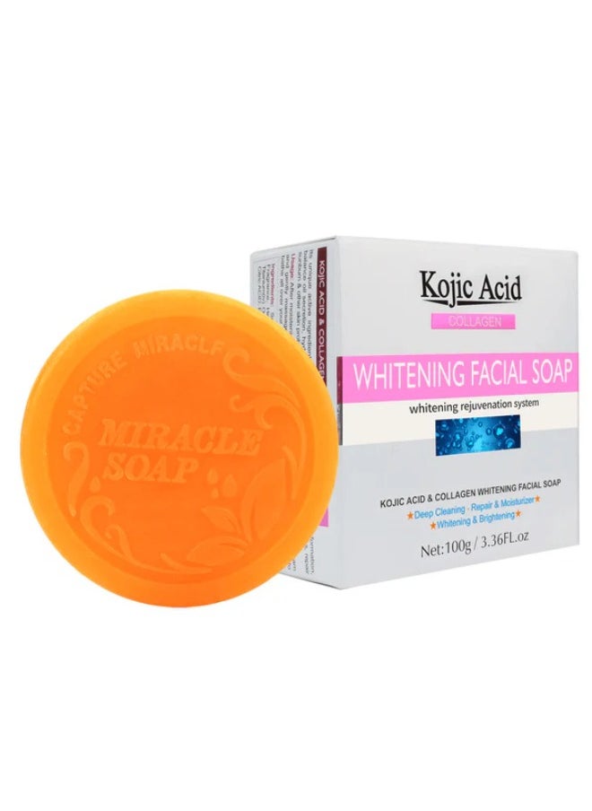 KOJIC ACID Collagen Whitening Facial Soap 100 g 